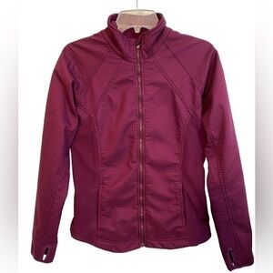 Nike Therma Fit Full Zip Jacket Plum Ladies Med  (8-10)